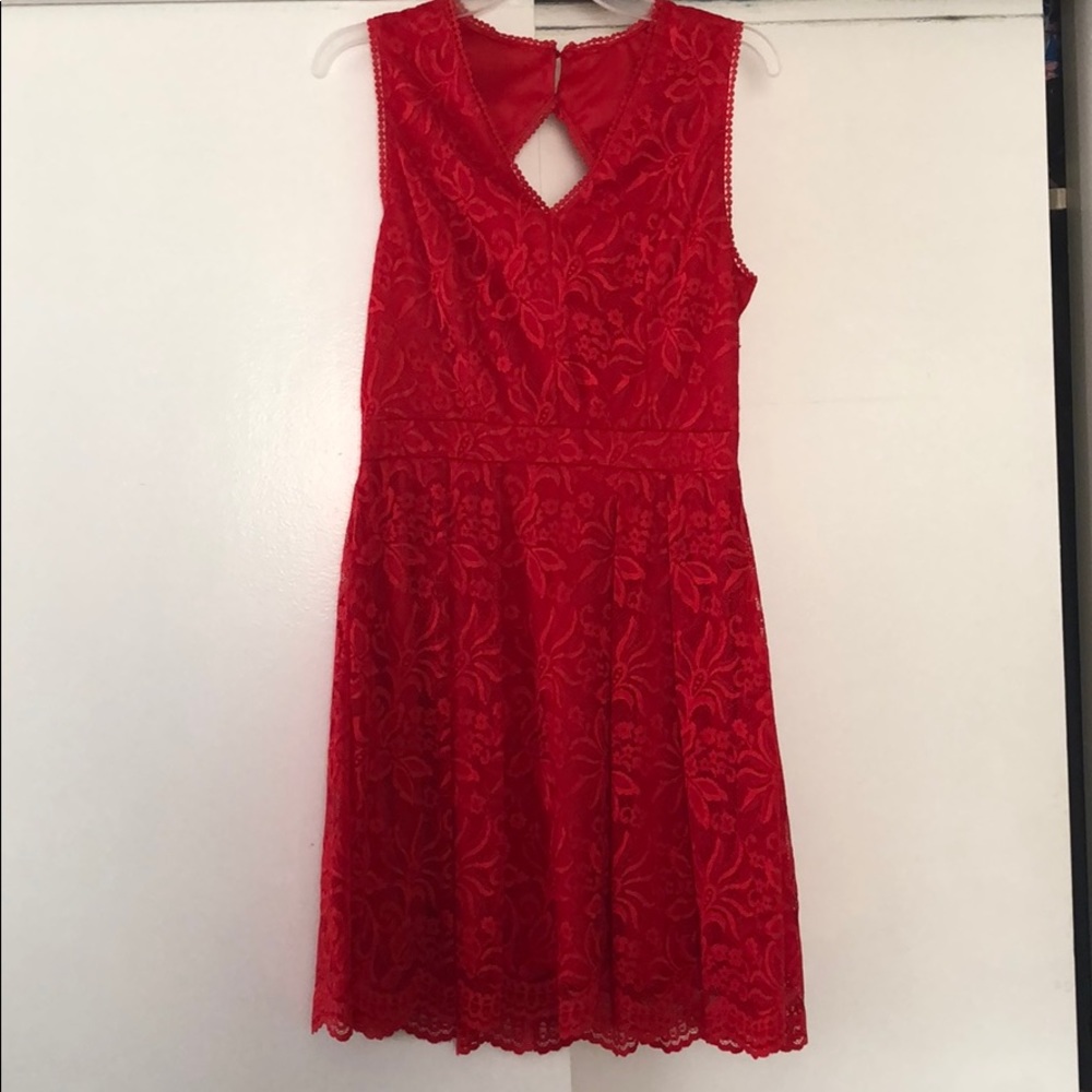 Red Lace Dress - worm once
